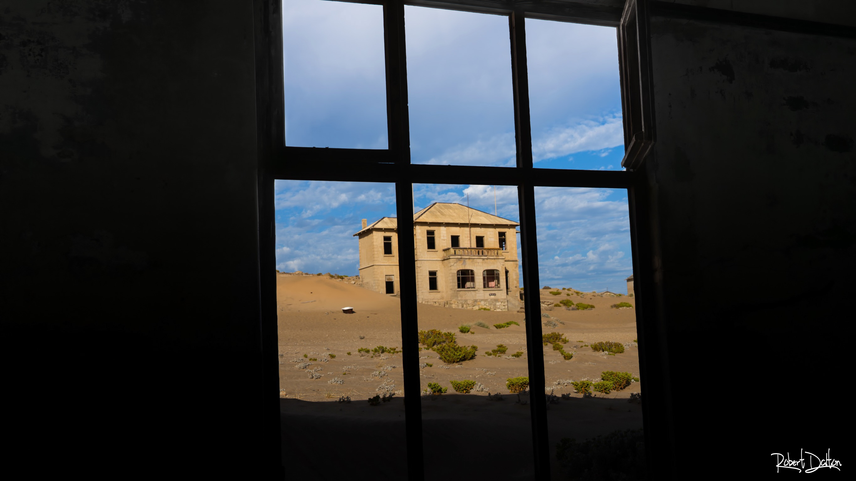 Aus dem Fenster schauen