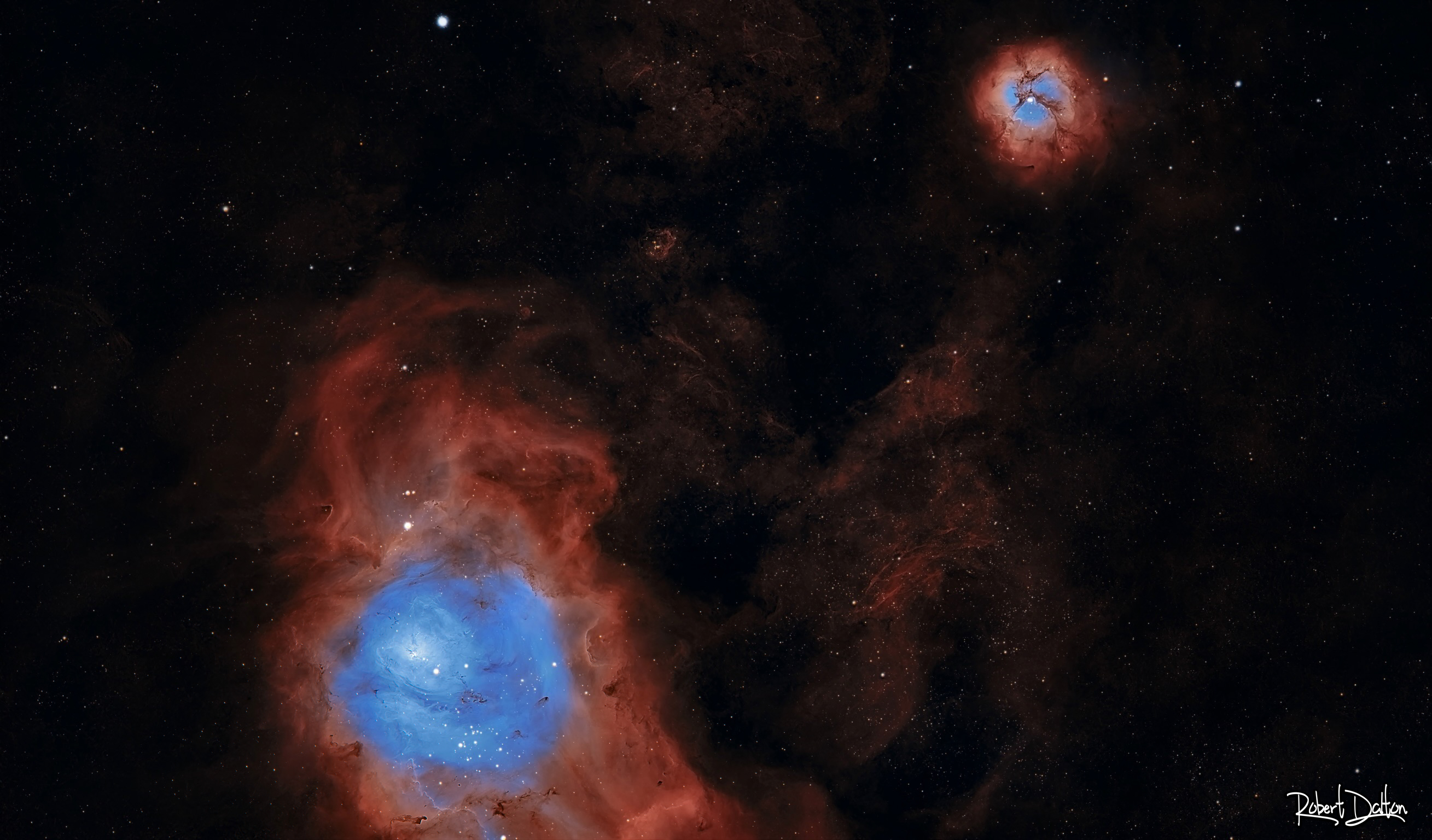 Lagunen- und Trifidnebel (M8 und M20)