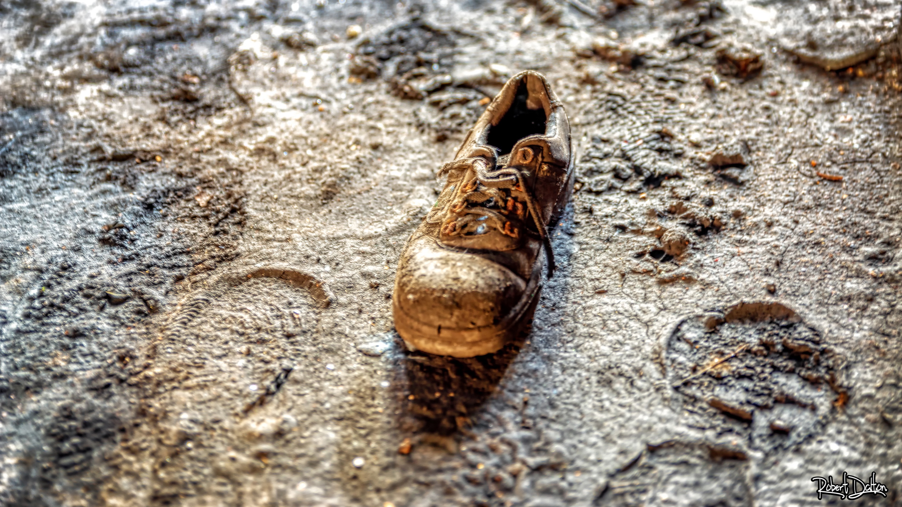 matschiger Schuh